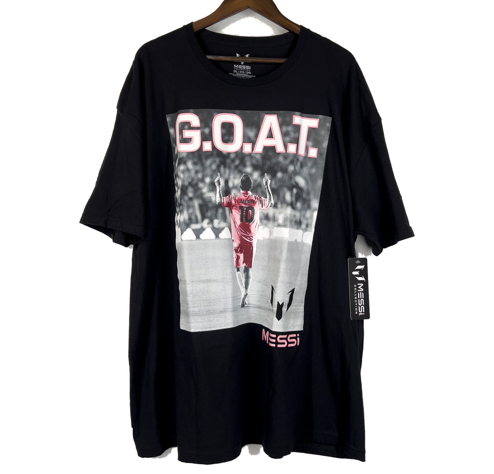 Lionel Messi GOAT Shirt Men's Size 3XL World Champ Soccer Futbol
